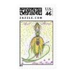"April Showers...Bring May Flowers" Stamp