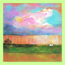 April Showers Original Painting Poster Print