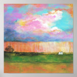 April Showers Original Painting Poster Print