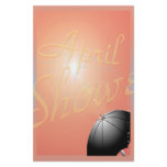 April Showers stationery