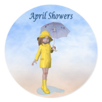 April Showers Stickers