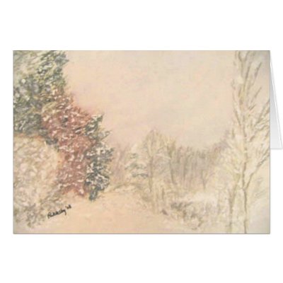 April Snow Surprise Greeting Card by raleigh54
