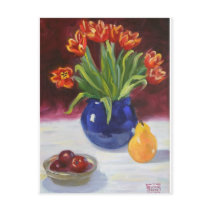 April Tulips postcards