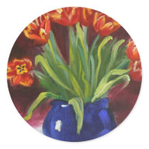 "April Tulips" stickers