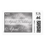 April Wedding Diamond Crystal Topaz Postage