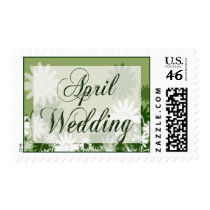 April Wedding Green Postage Stamp by TDSwhite April Wedding Green Postage Stamp