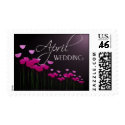 April wedding ... postage