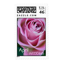 April Wedding Postage