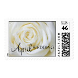 April Wedding Postage