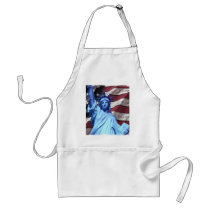 Apron Flag & Statue of Liberty