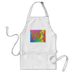 Apron - flower and colors in the moment