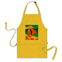 APRON:  "French Riviera"