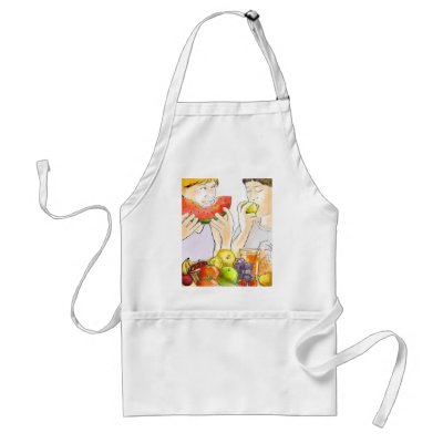 Apron fruits and vegetables of season by Loquedeverdadimporta
