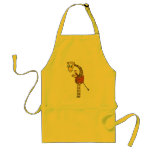 apron "funny giraffe" cartoon