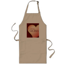 Apron Heart, I Love Baking, Customizable By You!