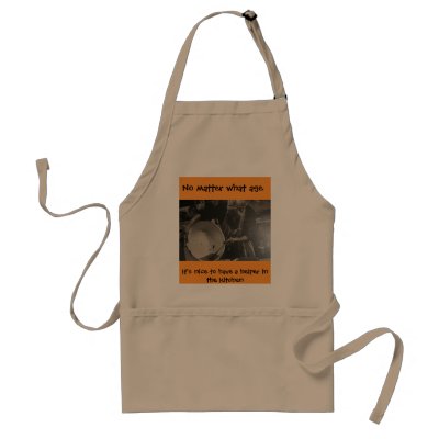 Apron: It's nice to have a helper in the kit... by LOGLADY