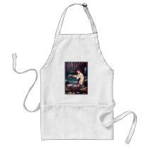 Apron: John Waterhouse - A Mermaid