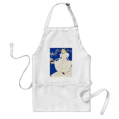 Apron: Lautrec - French Vintage Art - May Milton by VintageCabaret