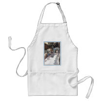 Apron: Mad Hatter Tea Party - Alice in Wonderland