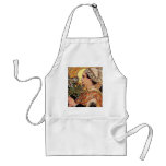 Apron: Mucha - Art Nouveau - Thistle