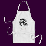 apron - oak leaf