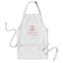 Apron, Pink Peace, OBAMA 2008