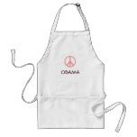 Apron, Pink Peace, OBAMA  - Customized