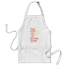 Apron Praise God from Whom All Blessings Flow