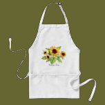 Apron, Sunflower Drawing aprons
