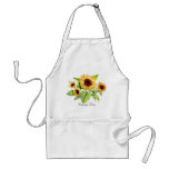Apron, Sunflower Drawing