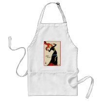 Apron: Toulouse Lautrec - Jane Avril by VintageCabaret Apron: Toulouse Lautrec - Jane Avril