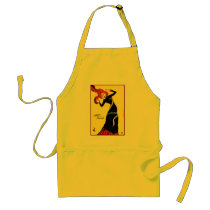 Apron: Toulouse Lautrec - Jane Avril by VintageCabaret Apron: Toulouse Lautrec - Jane Avril