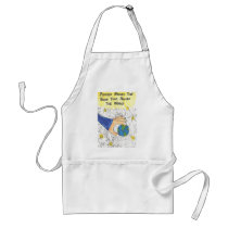 Apron with animated funny church sayings by psnyder62546 Apron with animated funny church sayings