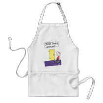 Apron with animated pictures of funny church signs by psnyder62546 Apron with animated pictures of funny church signs