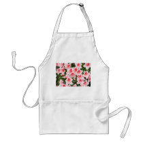 Apron with Azalea Flower Blossoms