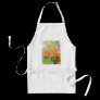 Apron with Colourful Psychedelic Tree Design