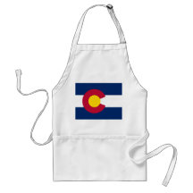Apron with Flag of Colorado State, U.S.A.