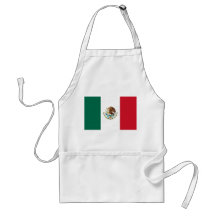 Apron with Flag of Mexico
