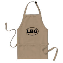 Apron with LBG Black Oval