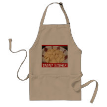 Apron with Perogies & "Baba's Kitchen"