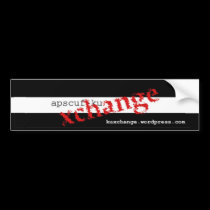 APSCUF-KU XChange Bumper Sticker bumper stickers