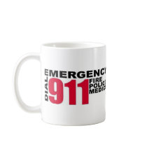 APSD and Dial 9-1-1 logos mugs