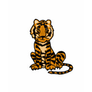 AQ- Cartoon Tiger T-shirt shirt