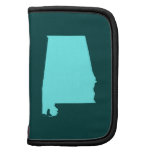 Aqua Alabama Shape Folio Planner