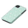 aqua and cream fleur elegant damask iphone 4 case-mate cases aqua and cream fleur elegant damask iphone 4 case-mate cases