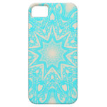 Aqua and cream Mandala pattern iphone cases iPhone 5 Covers