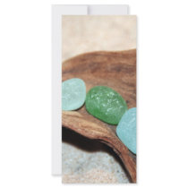 aqua and green seaglass rack cards by freespiritdesigns aqua and green seaglass rack cards