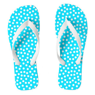 Polka Dot Flip Flops | Zazzle