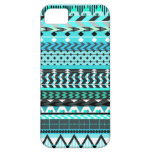 Aqua Aztec Pattern casemate cases