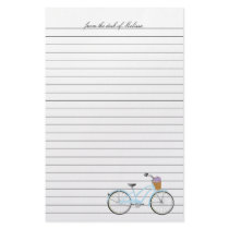 Aqua Bicycle stationery by trennea Aqua Bicycle stationery